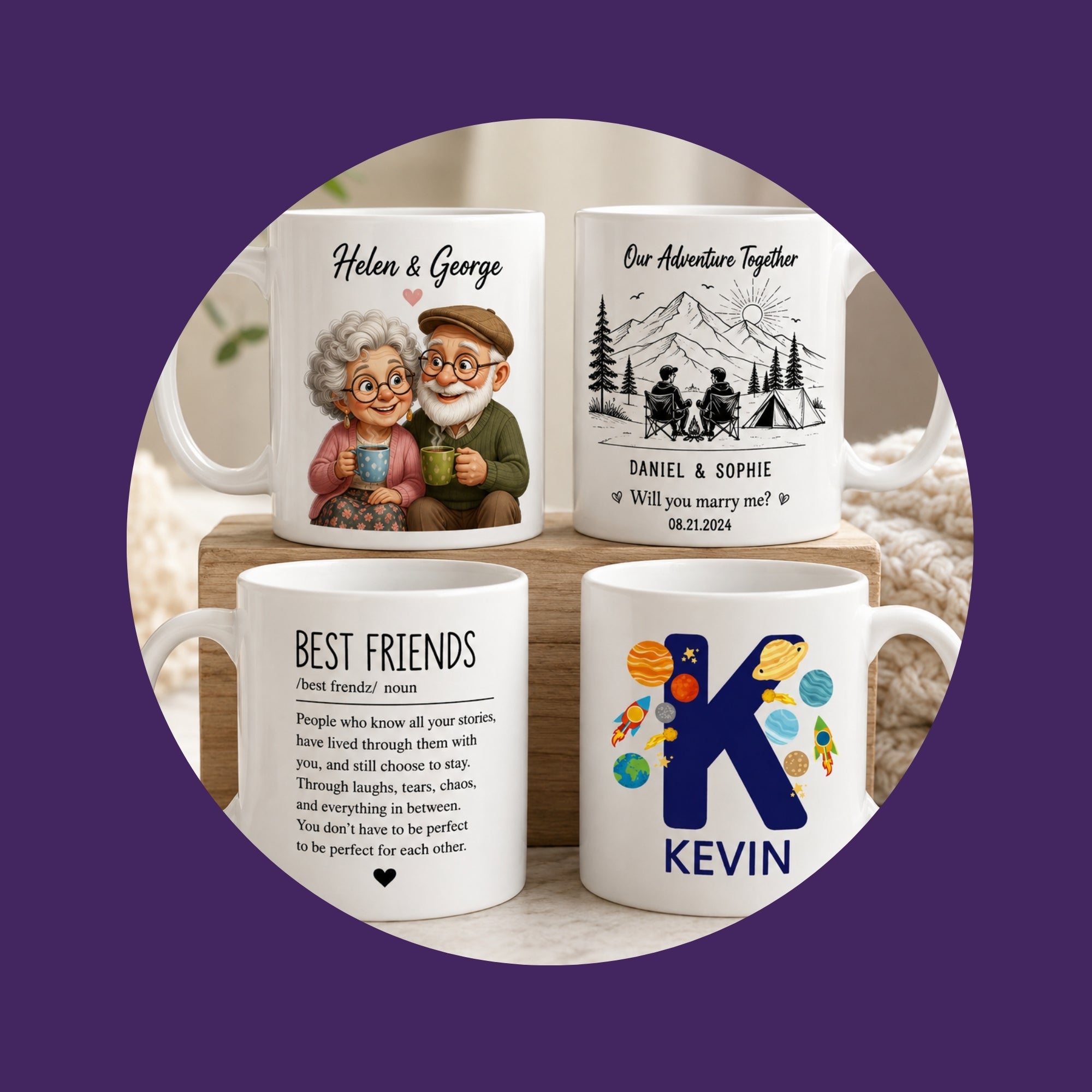 Name and Message Mugs
