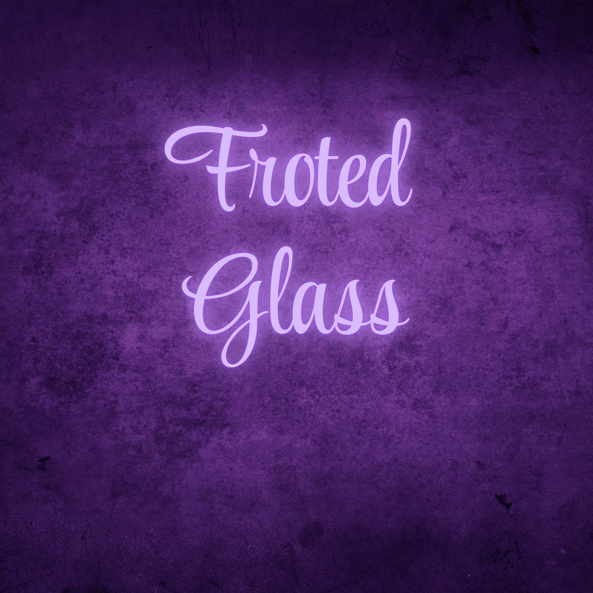 Personalised Frosted Glass Cup 16oz