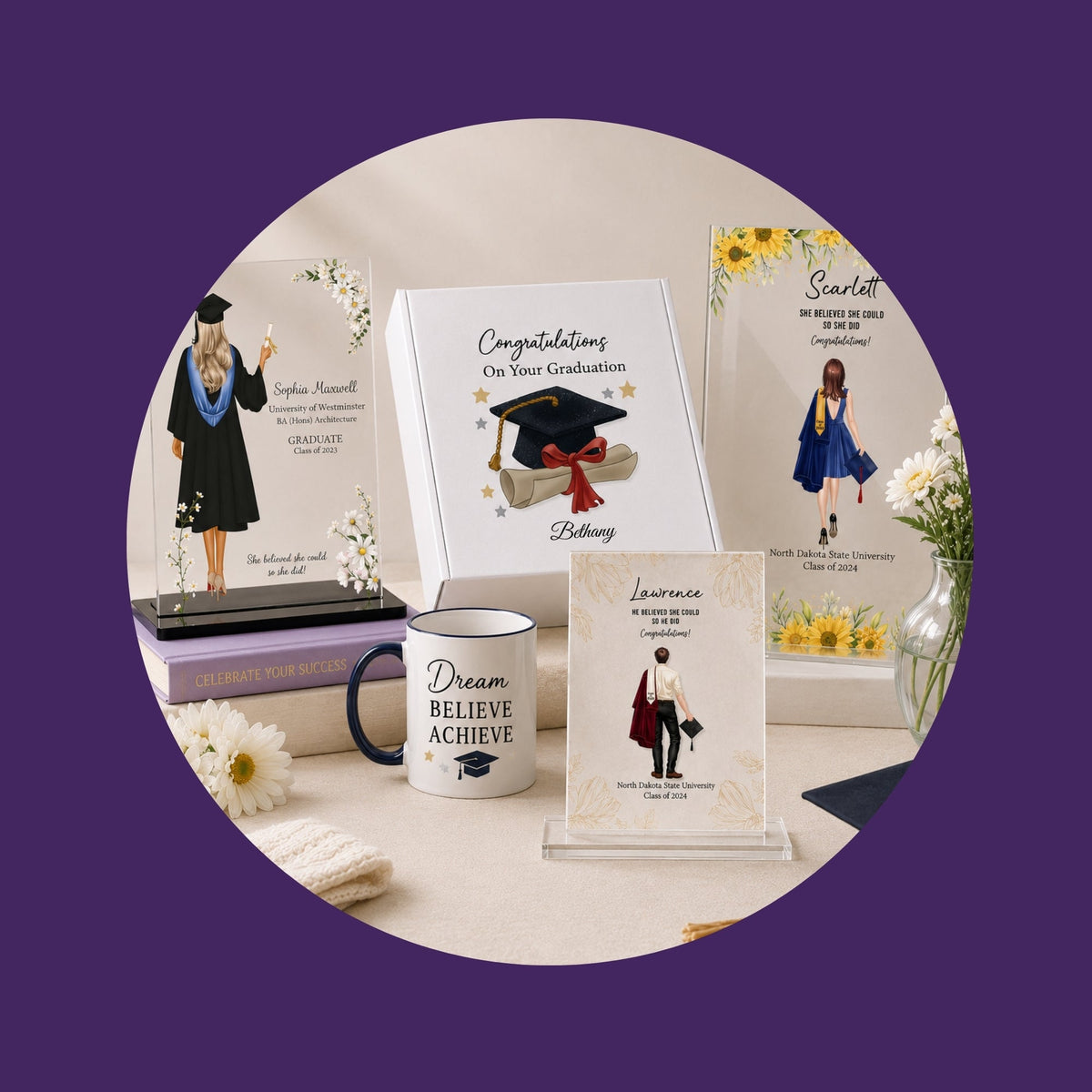 Personalised graduation gifts collection