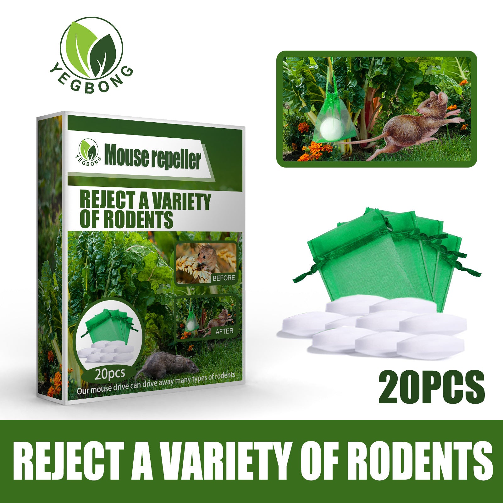 Rat Repellent Pill Bag Gardening Household