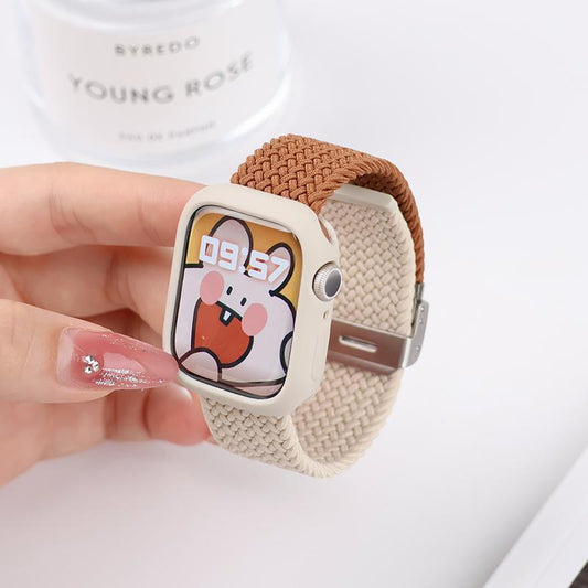 Elastic Braided Woven Apple Watch Strap - LOX VAULT