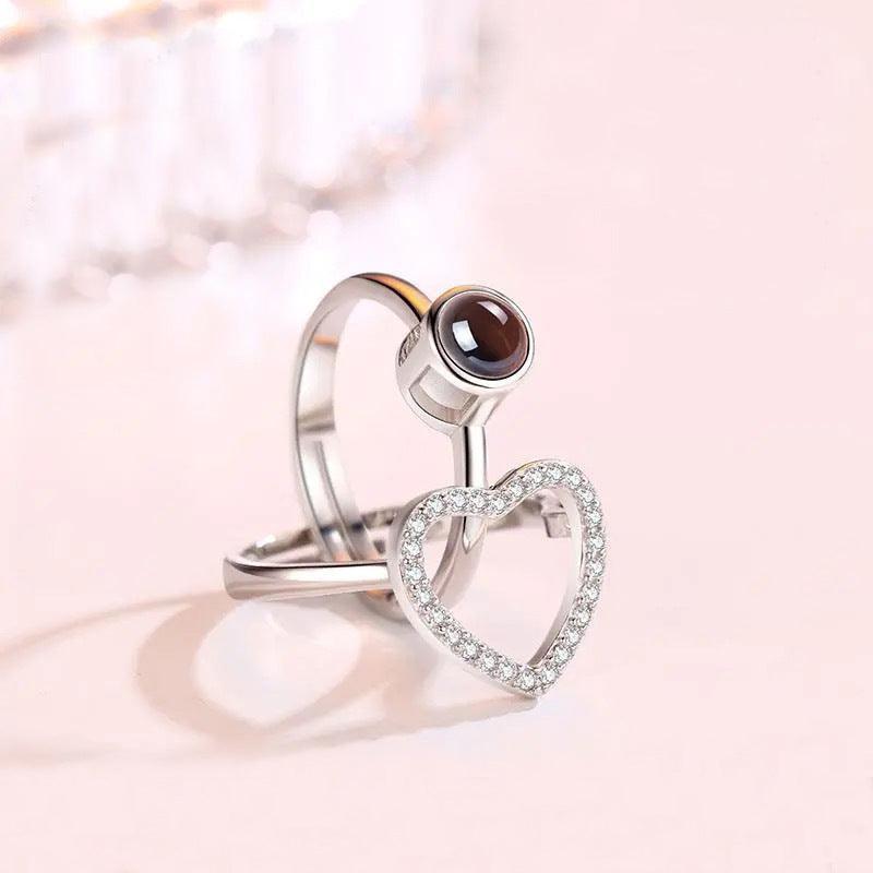 Personalised Heart Ring - LOX VAULT