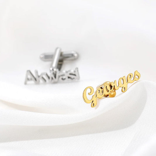 Personalised Name Cufflinks for Men