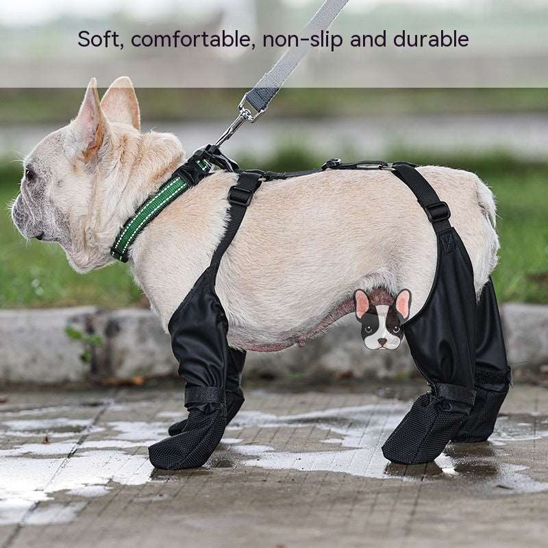 Adjustable Waterproof Dog Shoes for All-Terrain Walks and Outdoor Adventures