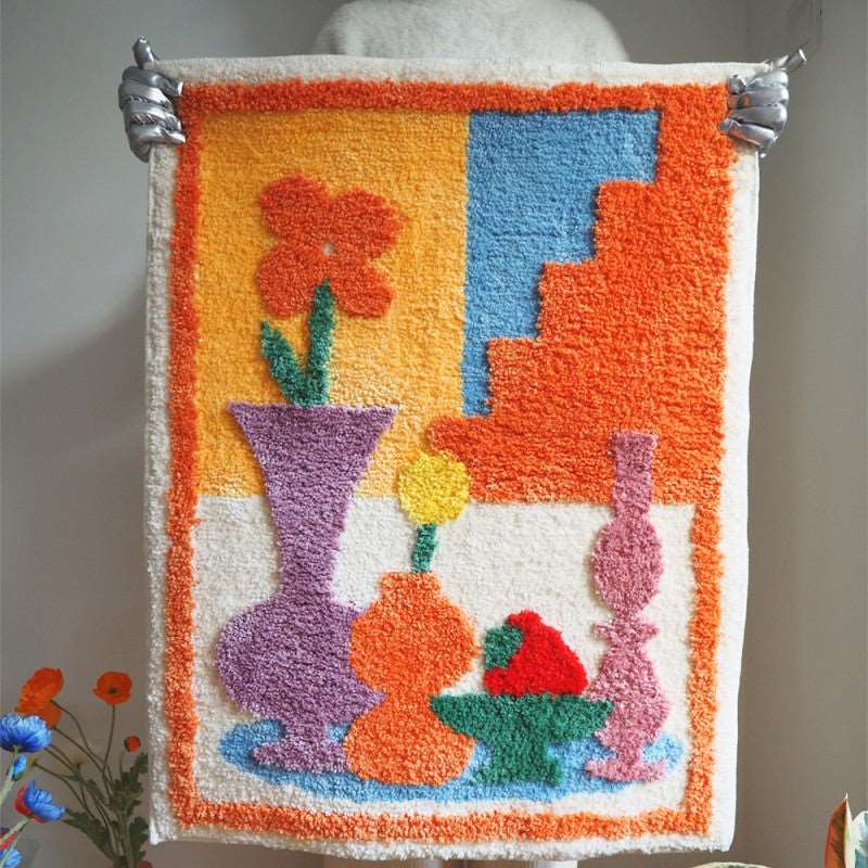 Artistic Vase Tufted Rug