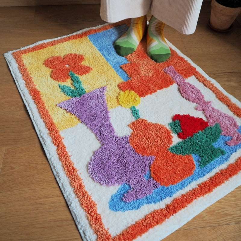 Artistic Vase Tufted Rug