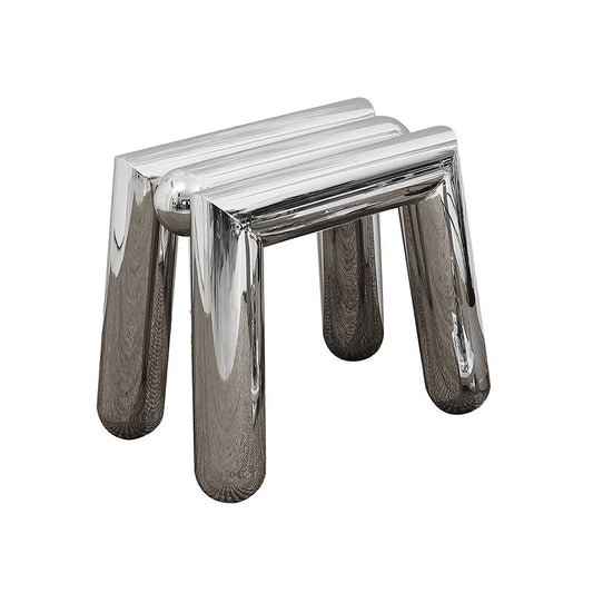 Stainless Steel Short Side Table