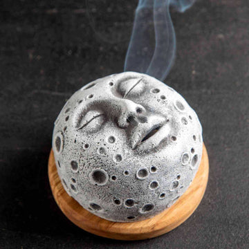 Small Commodity Backflow Incense Burner Wooden Base Spoof Gift Resin Crafts