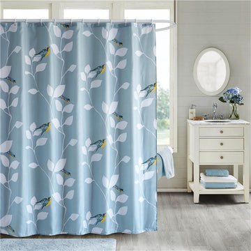High-end Thickened Waterproof Bathroom Polyester Shower Curtain