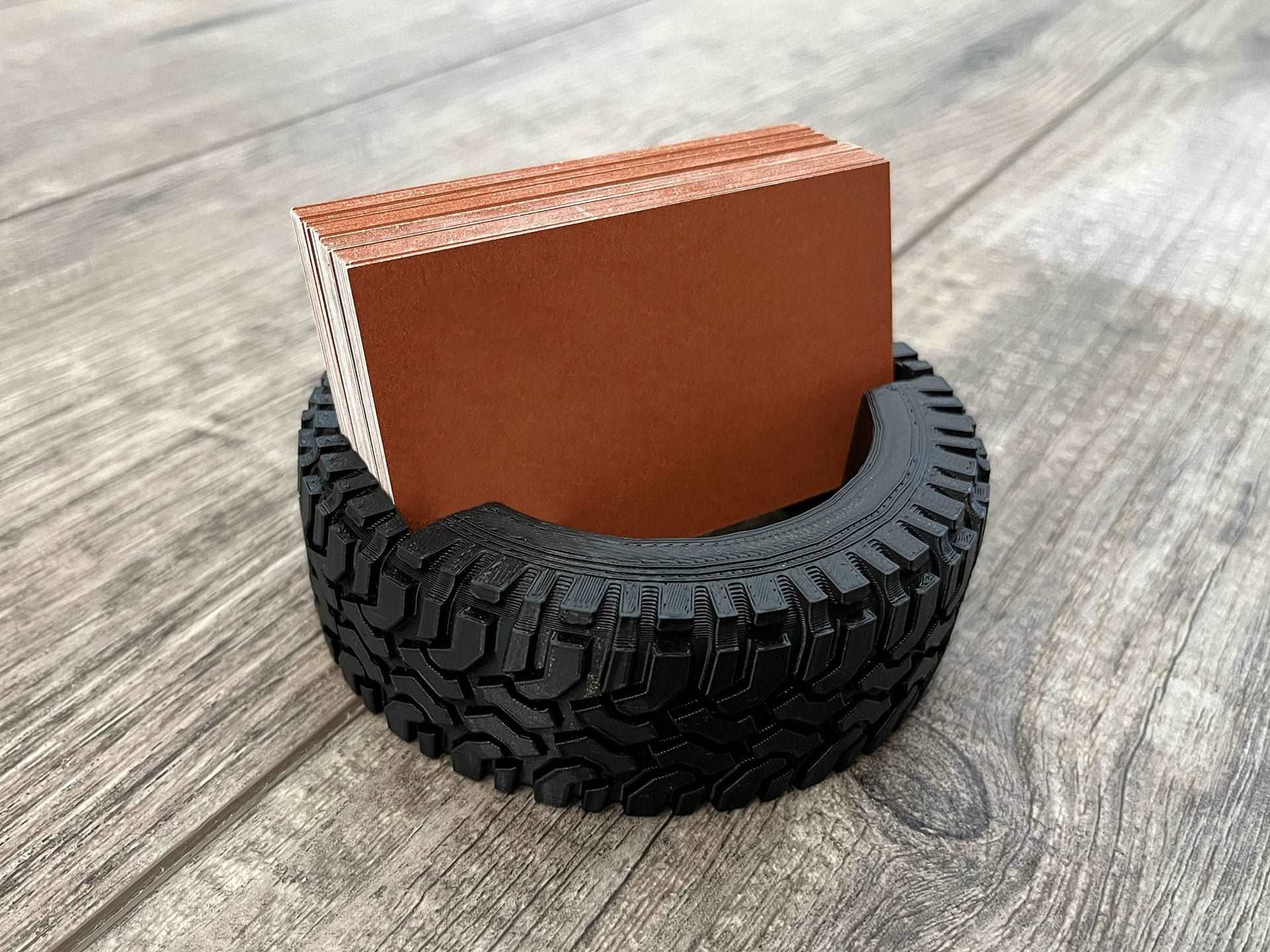 Creative Tire Business Card Holder Resin Crafts