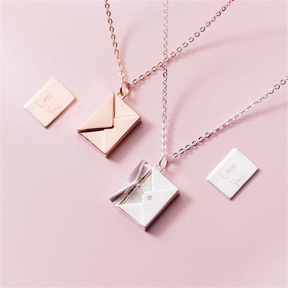 Personalised Envelope Necklace