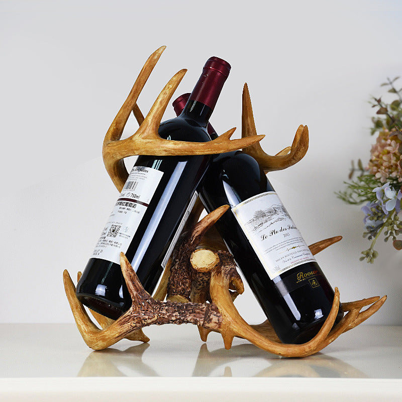 Oblique Antler Wine Rack