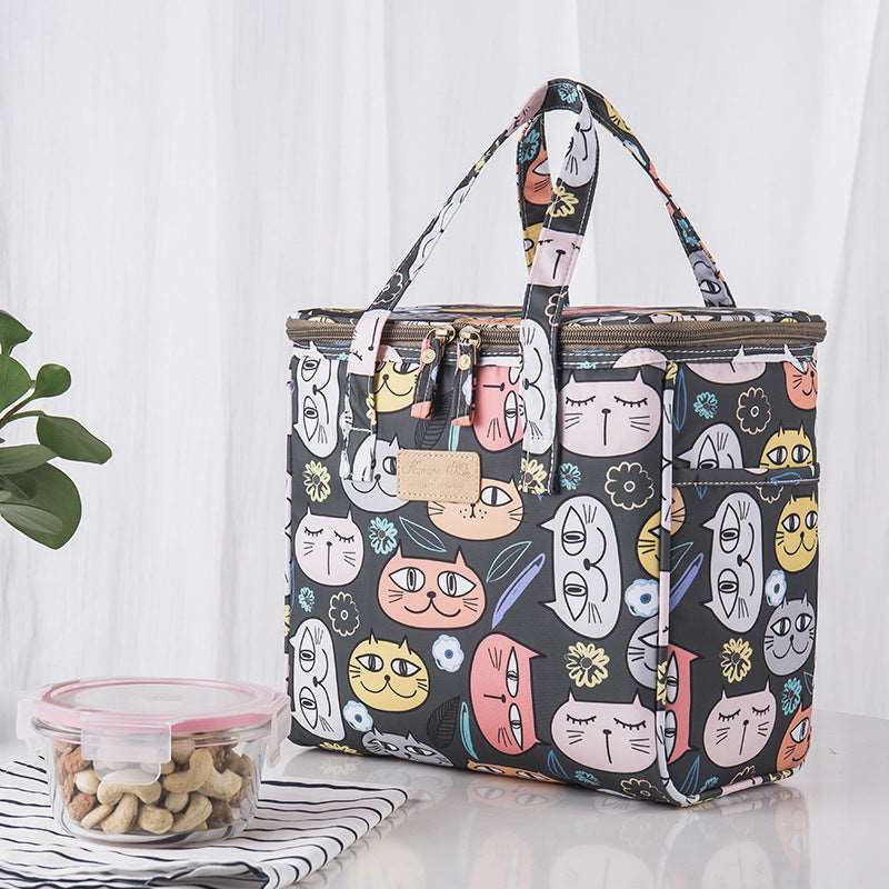 Lunch Box Picnic Insulated Bag Large Portable Waterproof Ice Pack