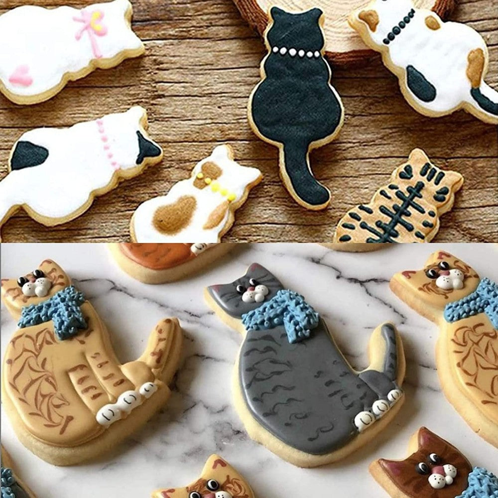 Cartoon Cat Biscuit Mold Baking Utensils