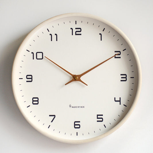 Scandinavian Wooden Wall Clock - Timeless, Silent Design