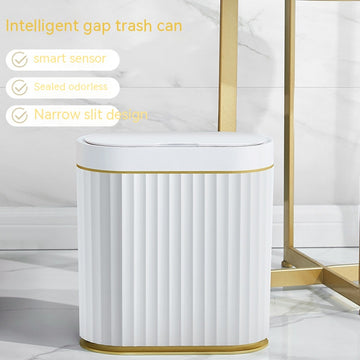 Fully Automatic Smart Trash Bin With Lid For Household Kitchens