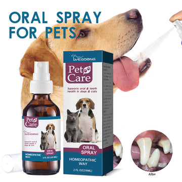Pet Oral Fresh Breath Spray with Tartar Removal