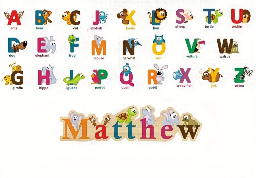Personalised Wooden Name Tag