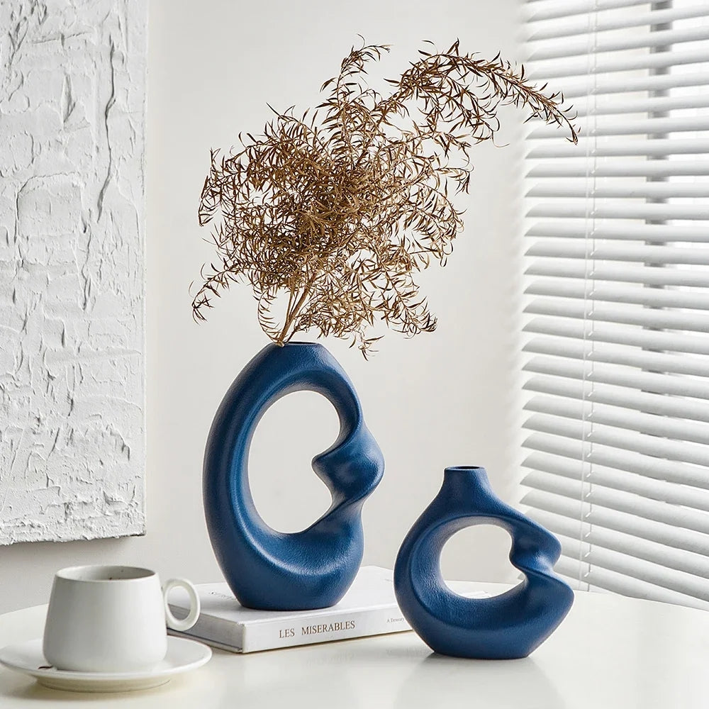 Nordic Ceramic Vase for Flowers