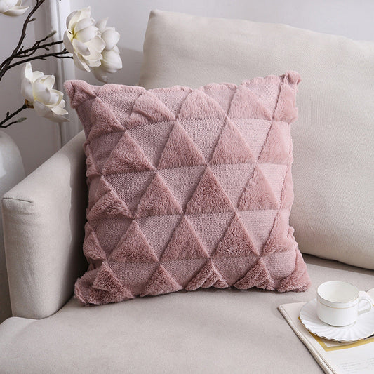 Nordic Plush Pillow Cushion Cover