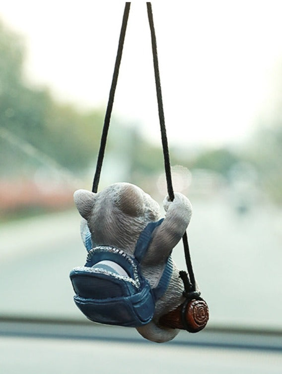 Grey Aromatherapy Kitten Car Charm