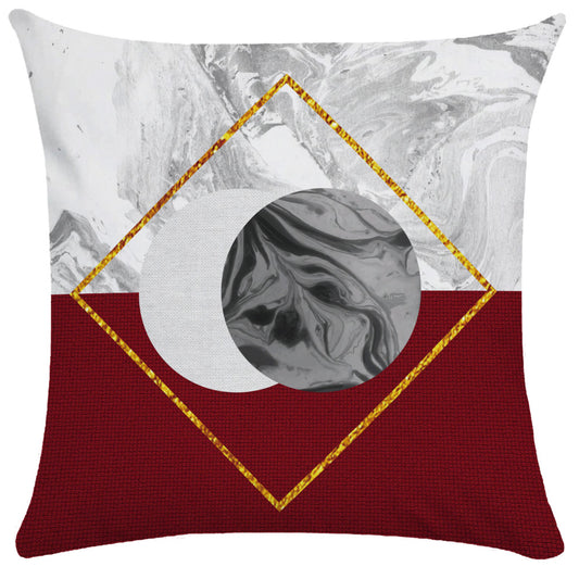 Geometric Design Throw Pillow Cover