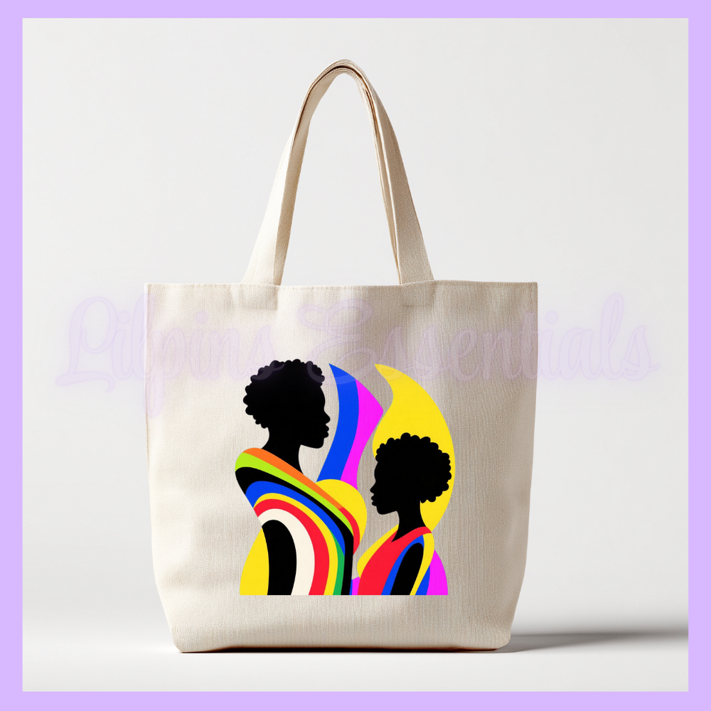 Personalised Tote Bag with Custom Text or Image