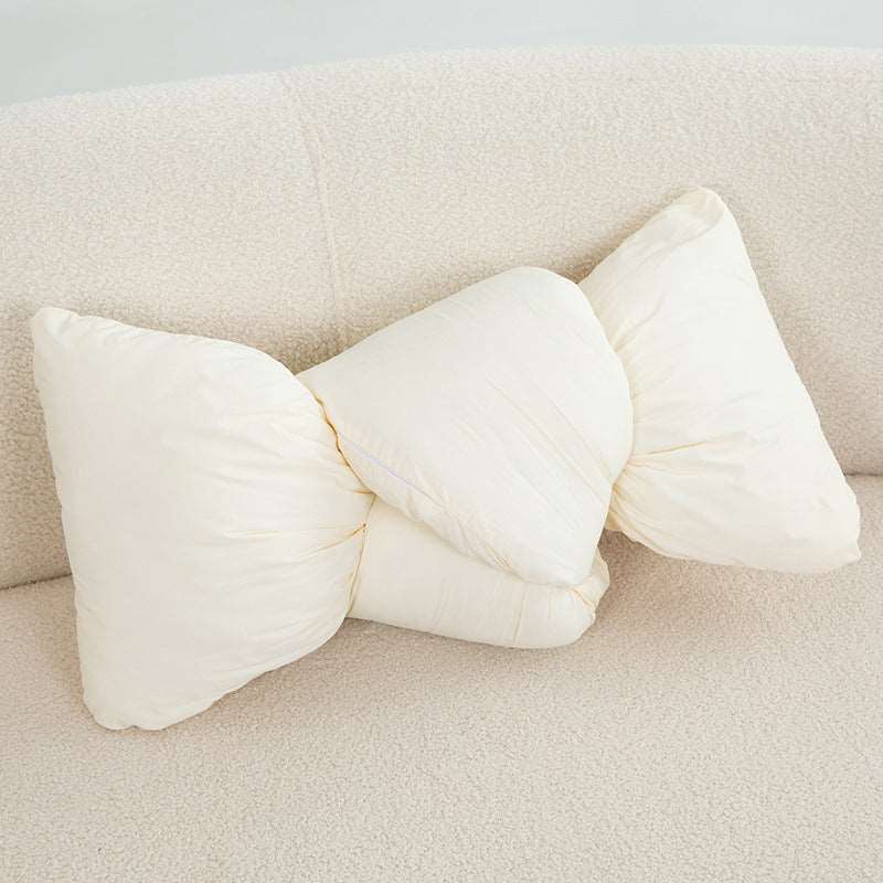 Soft Lazy Knot Throw Pillow