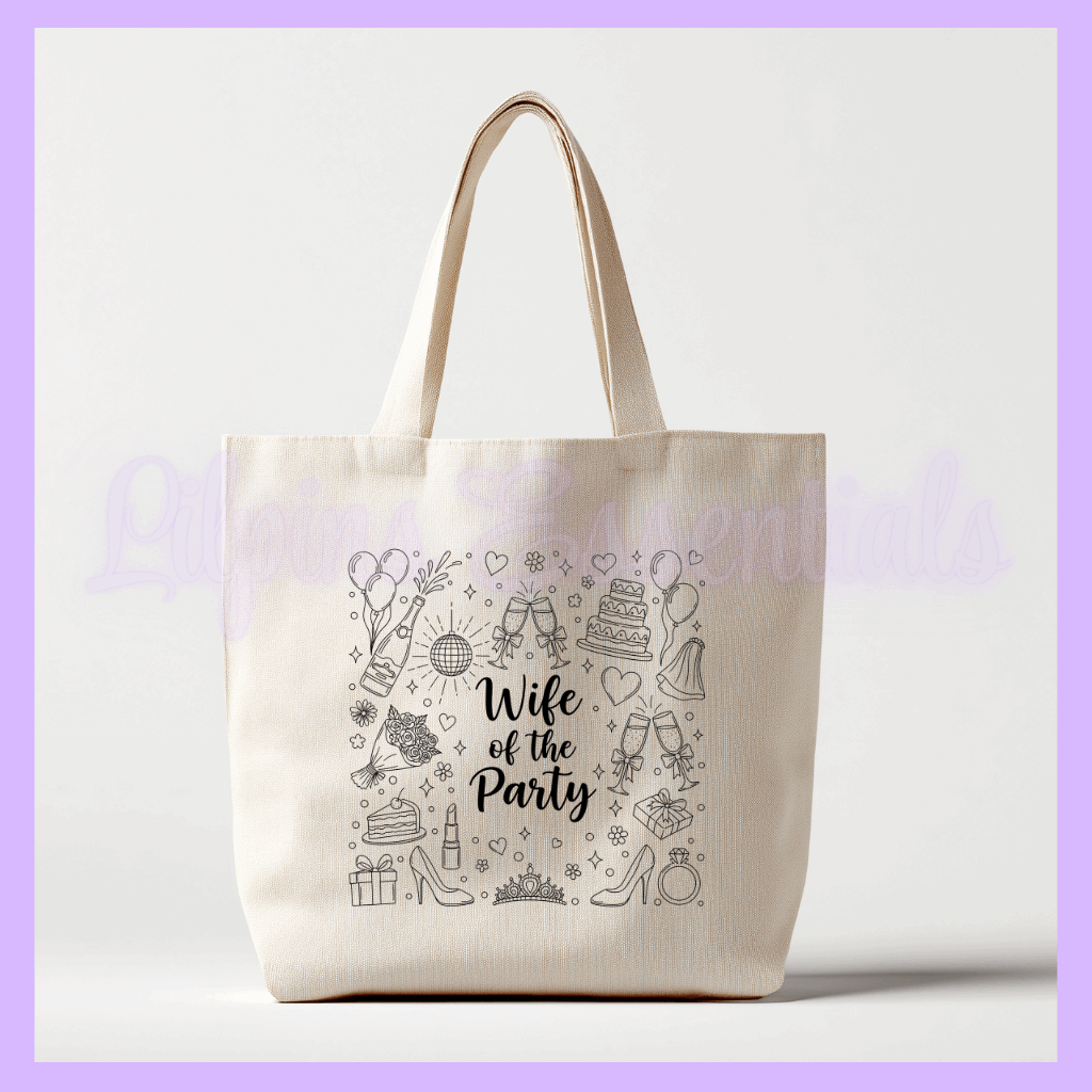 Personalised Tote Bag with Custom Text or Image