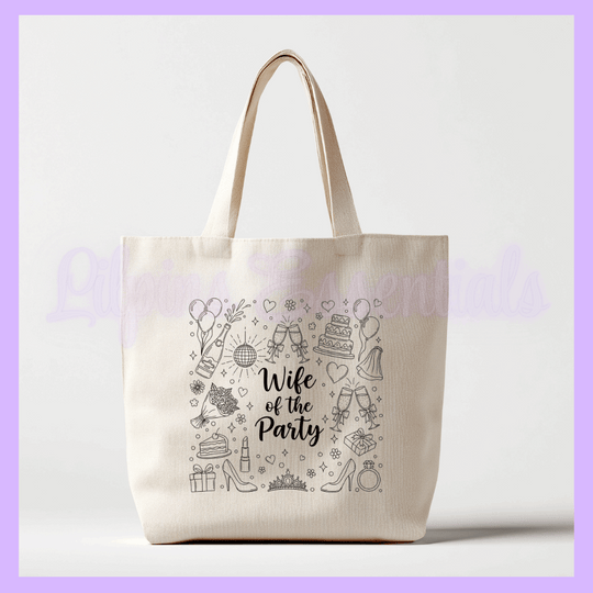 Personalised Tote Bag with Custom Text or Image