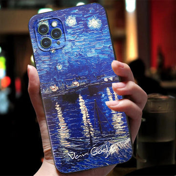 Van Gogh Starry Sky Mobile Phone 3D Soft Case