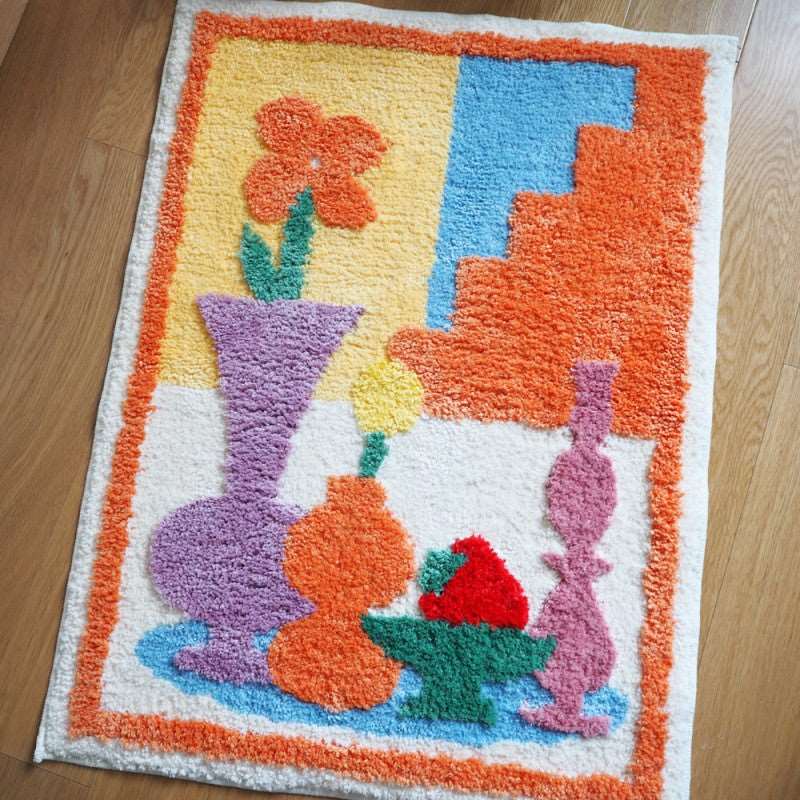 Artistic Vase Tufted Rug