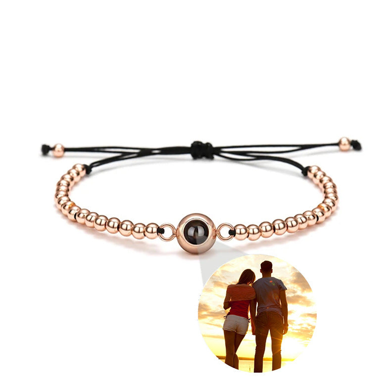 Personalised Bubble Photo Projection Bracelet