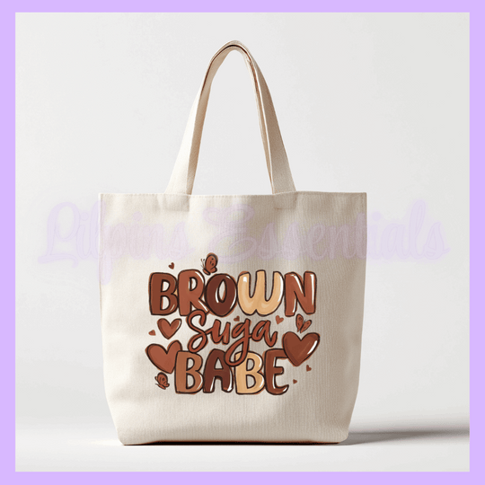 Personalised Tote Bag with Custom Text or Image