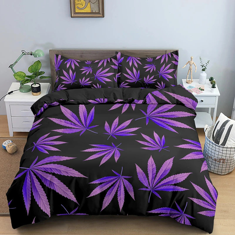 Hemp Leaf Soft Breathable Bedding Set