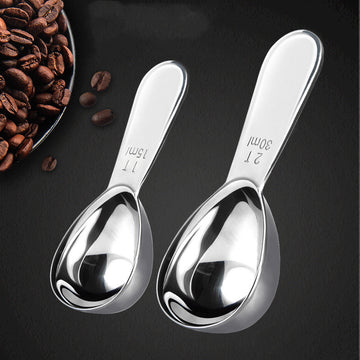 Stainless Steel Measuring Spoon Suit Coffee Scale Baking Utensils