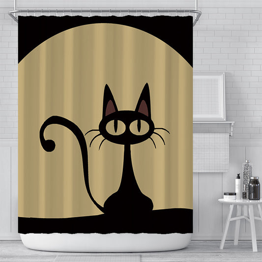 Cool Cat Shower Curtain