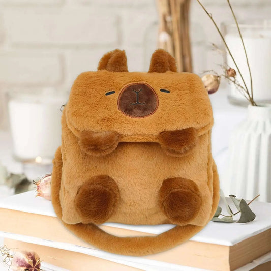 Chic Crossbody Capybara Plush Bag