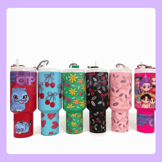 Bright Mini Tumbler Keychain with Hidden Compartment