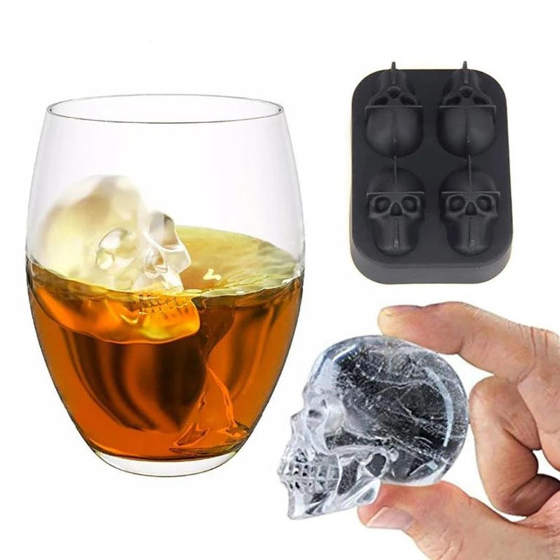 Silicone Skull Ice Cube tray