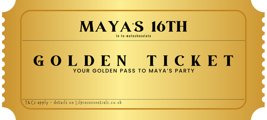 golden ticket invitation