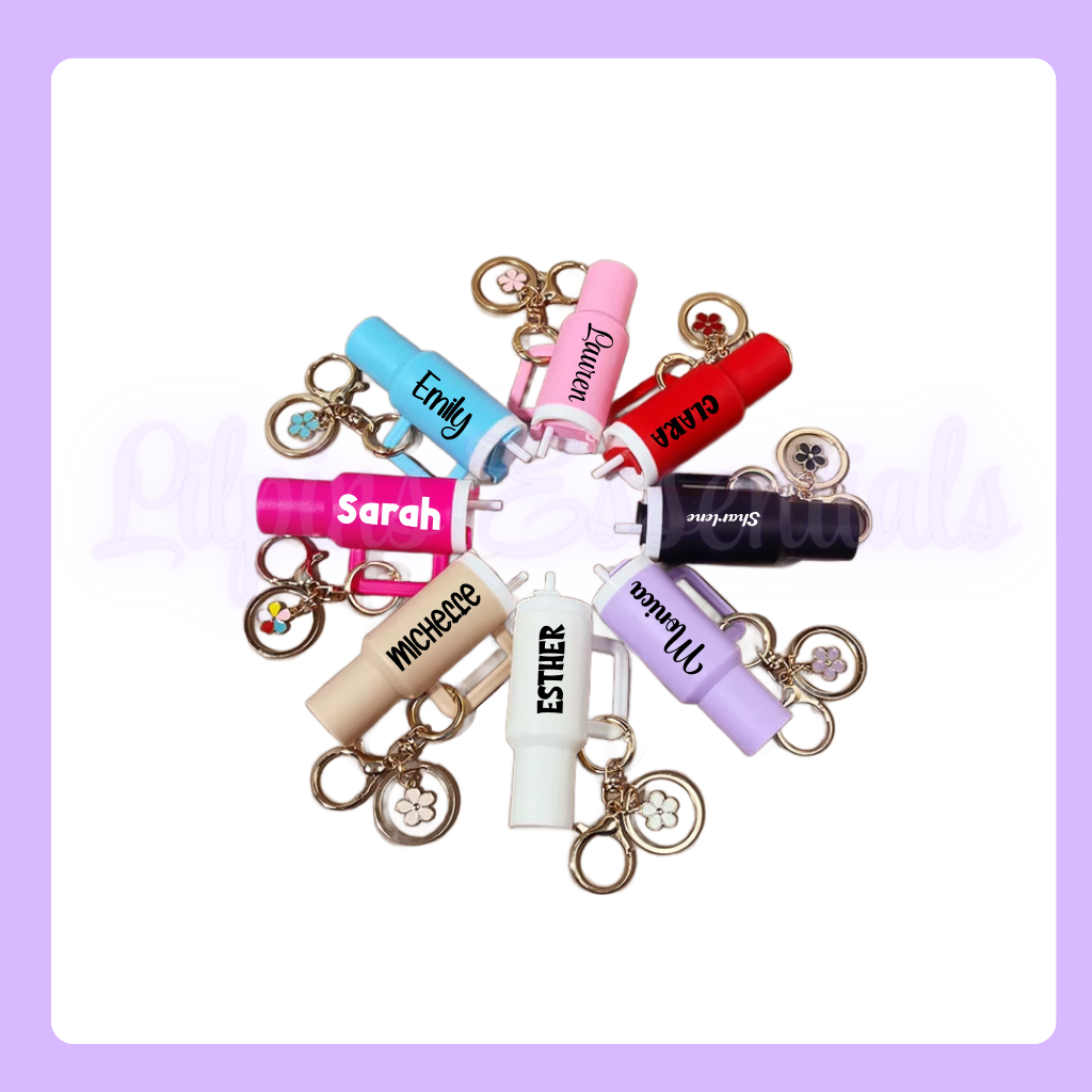 Personalised Mini Cup Keychain