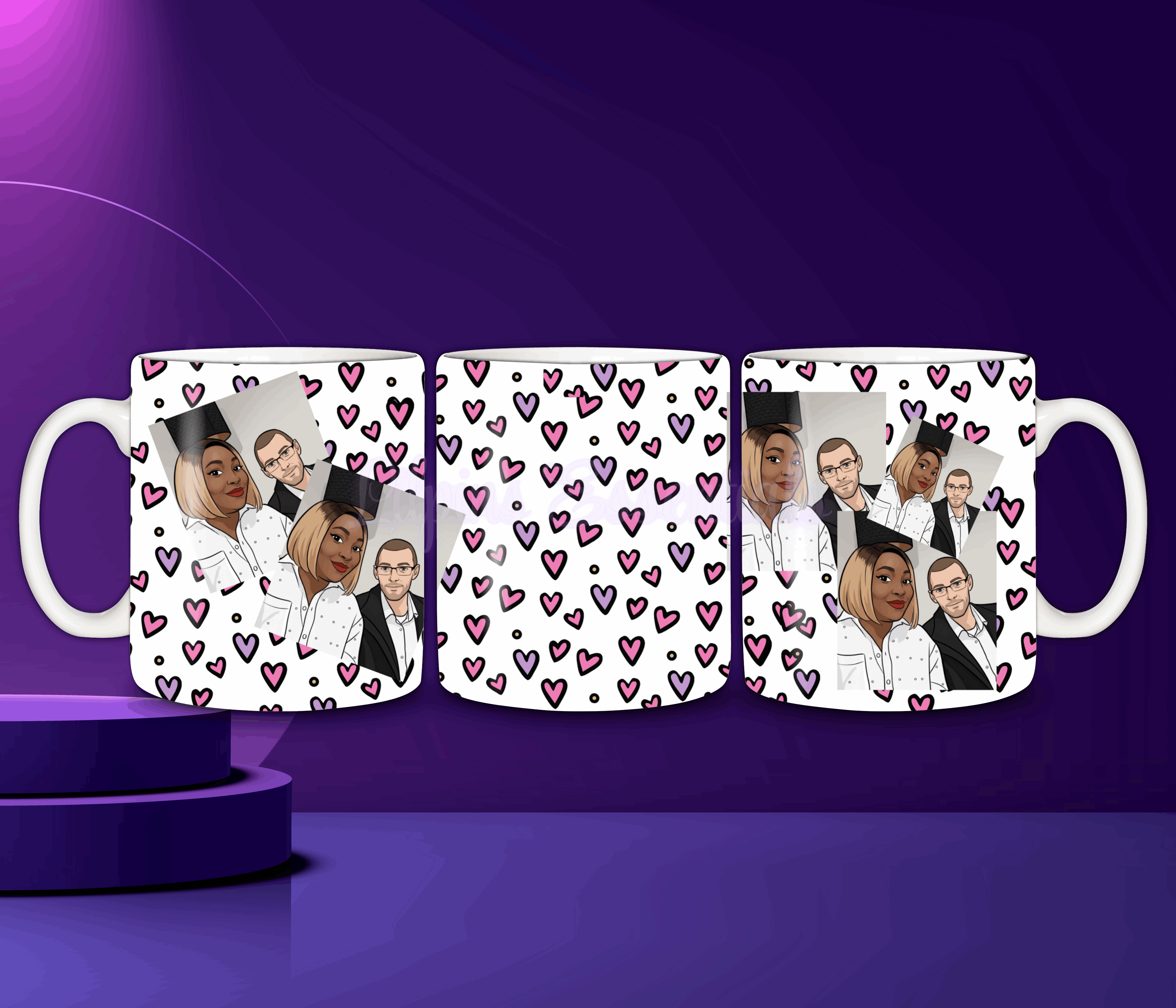 Custom two tone full Colour Mug