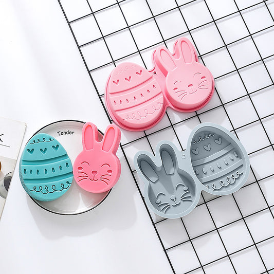 Easter Rabbit Egg Silicone Baking Tray Cake Mold