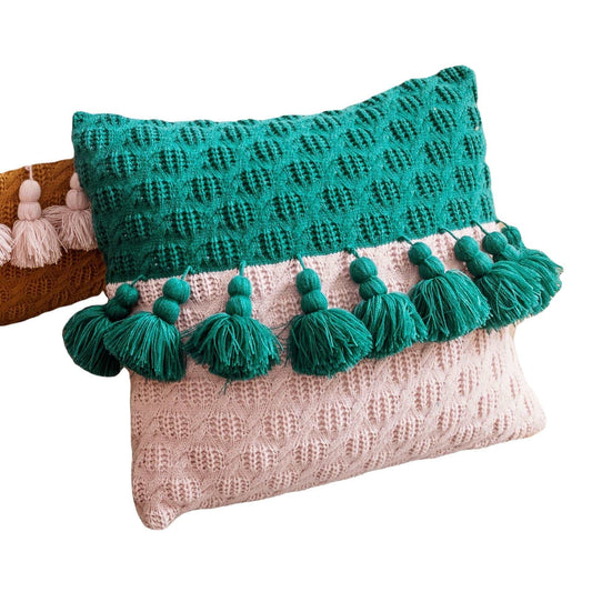 Braided Tassel Pillow