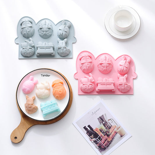 Easter Bunny Egg Silicone Baking Mould