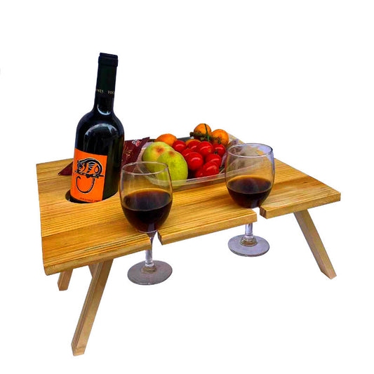 Rustic Outdoor Folding Picnic Table