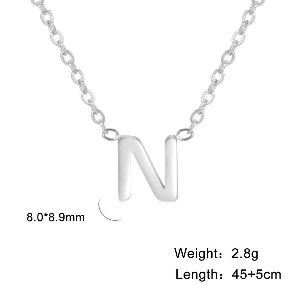 Personalised initial Deep Pendant Necklace - LOX VAULT