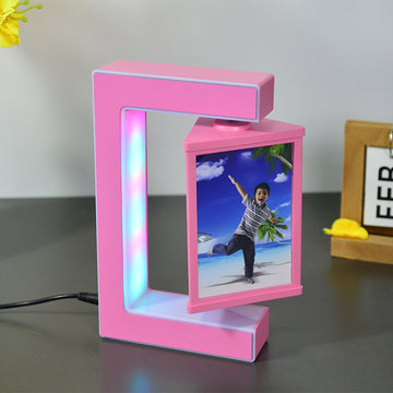 Magnetic levitation Photo Frame E-Shaped Three-Sided Home Decoration