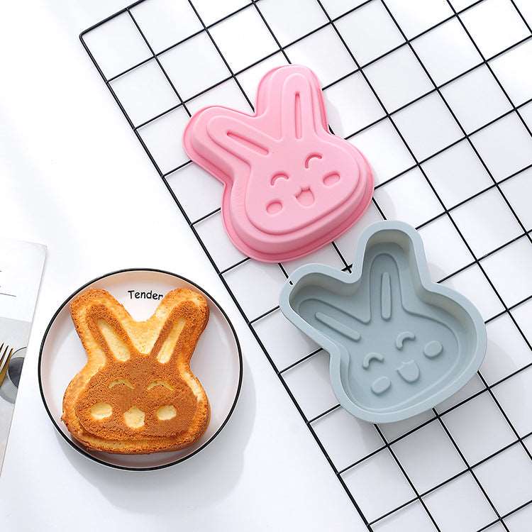 6-inch Easter Bunny Silicone Baking Tray Cake Mold
